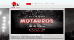 Desktop Screenshot of motauros.es